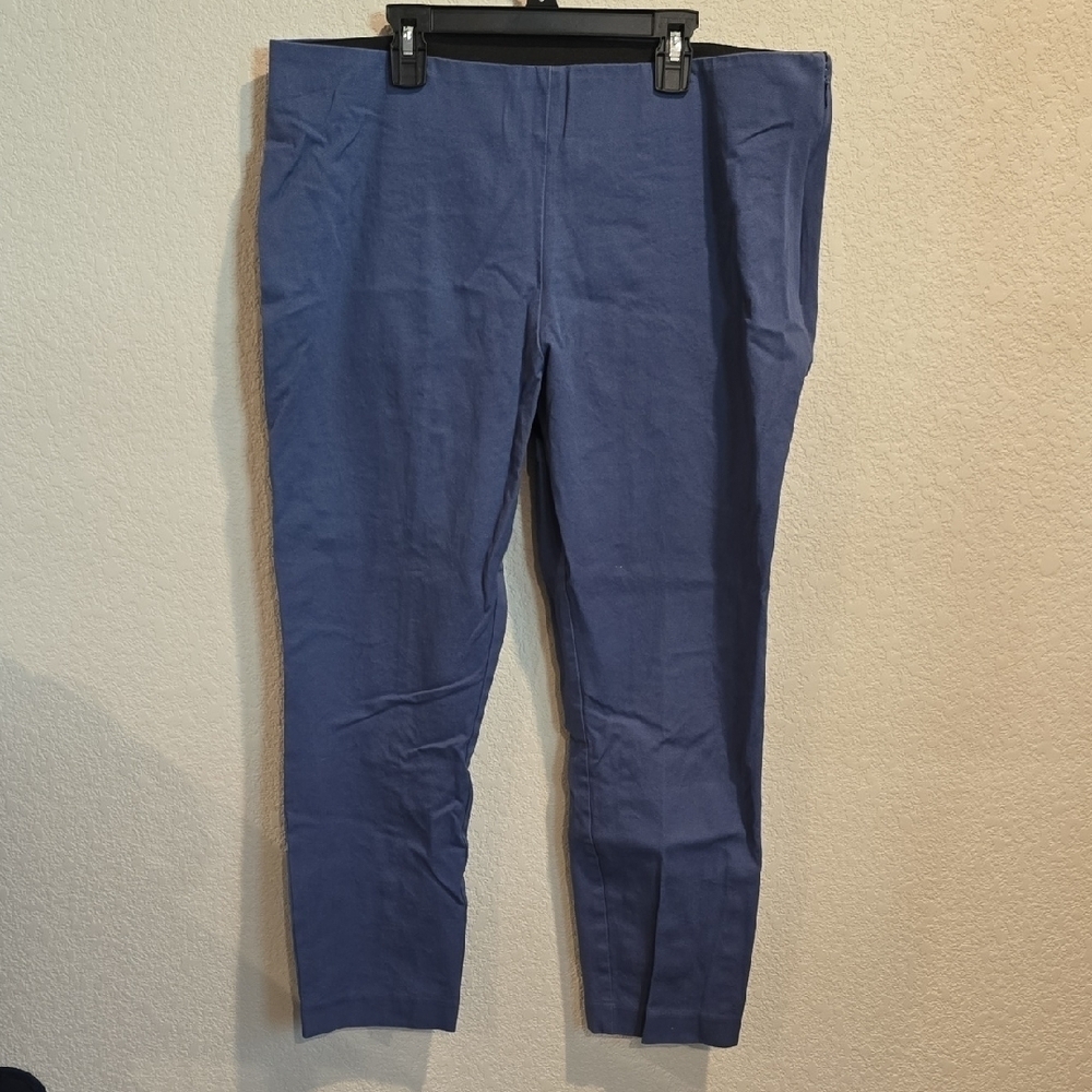 a new day Blue Chinos Straight Leg Cotton Blend